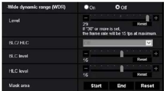 i-PRO WV-S4576LM - Set mask areas - 3