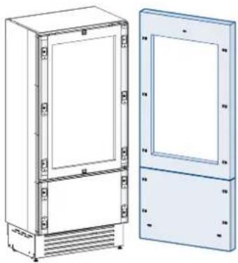 Fhiaba KS4490FZ6IASS - for Fridge with glass door and one Bottom-Drawer (1T/0T) - 1
