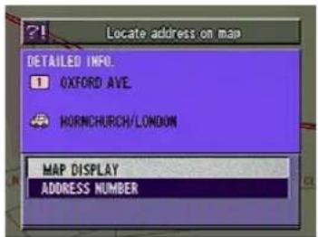 ALPINE NVS-CB0X - B) How to input the address number in the searching for point of interest from address procedure (Expert mode) - 2