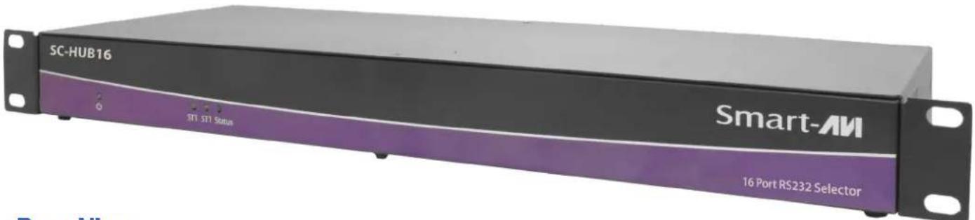 SC-HUB16 STI STI Status Smart-AM 16 Port RS232 Selector