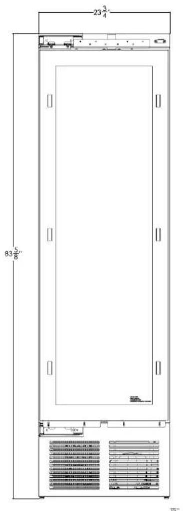 Perlick CC24C - Anti-Tip Application for Freestanding Applications - 1