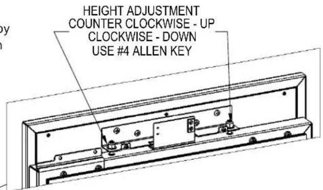 Perlick CC24C - DOOR OVERLAY PANEL ADJUSTMENT - 2