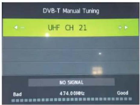 Cello ZS0222 - DVB-T Manual Tuning - 1