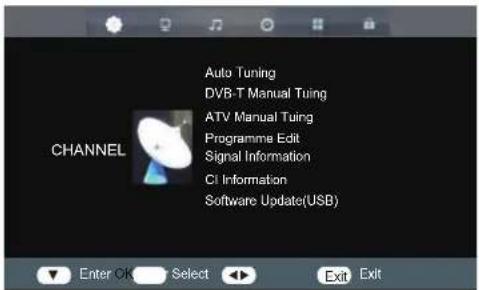 Cello ZS0222 - Channel Setting (ATV, DTV or Radio Mode) - 1