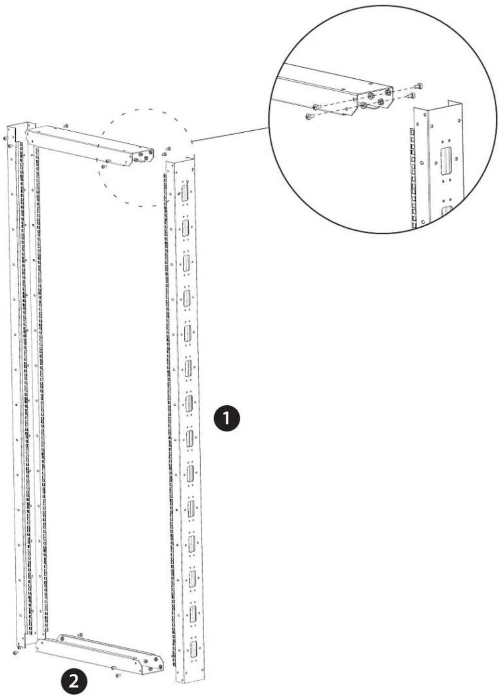 Rocstor Y10E030-B1 - Assemble the Rack - 1