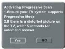 PHILIPS DVP3747 - Step 3: Setting up Progressive Scan feature - 2