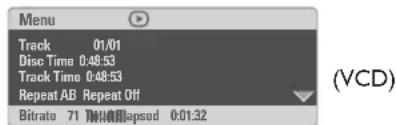 PHILIPS DVP3028 - Using the OSD menu - 2