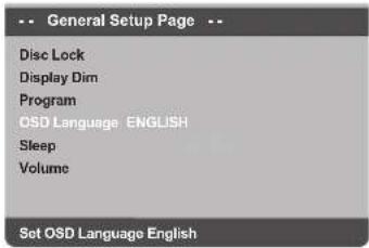 PHILIPS DVP3028 - Setting the OSD Language - 1