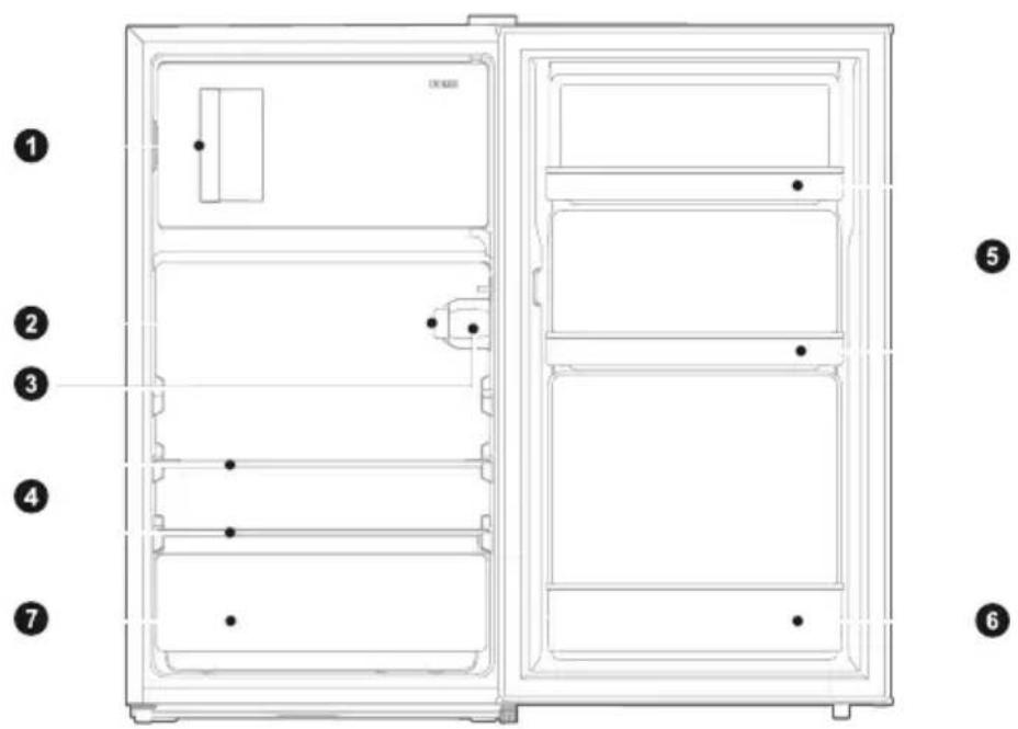 ASPES AR85501E - Peças e funções - 1