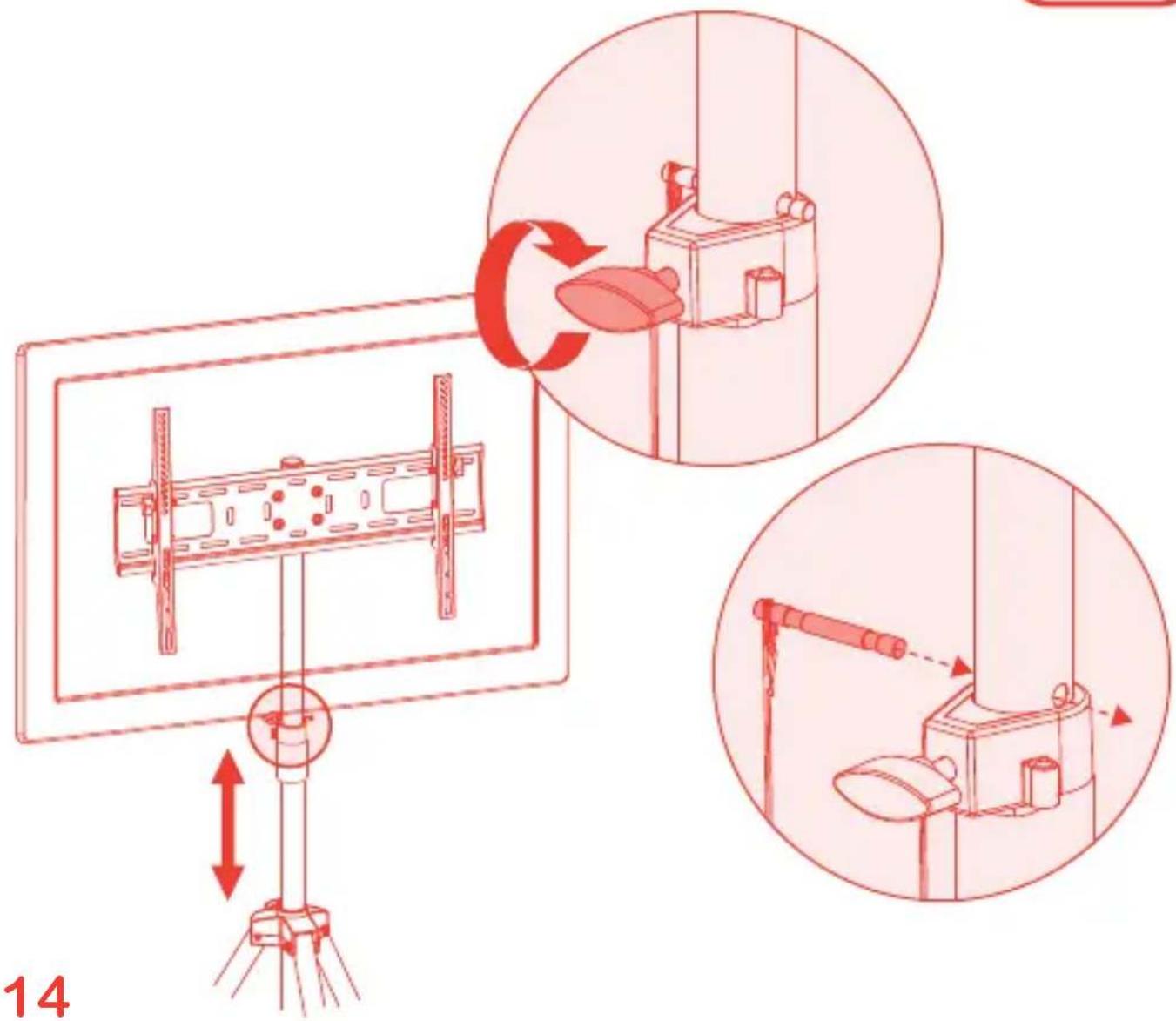 Helder FPTM-70-2 - Height Adjustment - 2