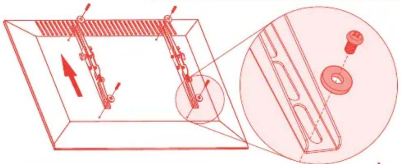 Helder FPTM-70-2 - Attaching the Display Brackets - 2