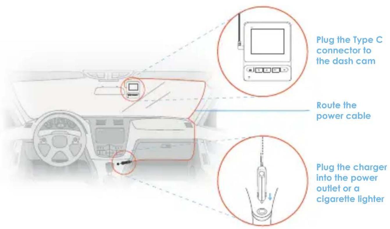 Rexing RH2-3 - Step 6: Installing the Camera onto the Windshield - 1