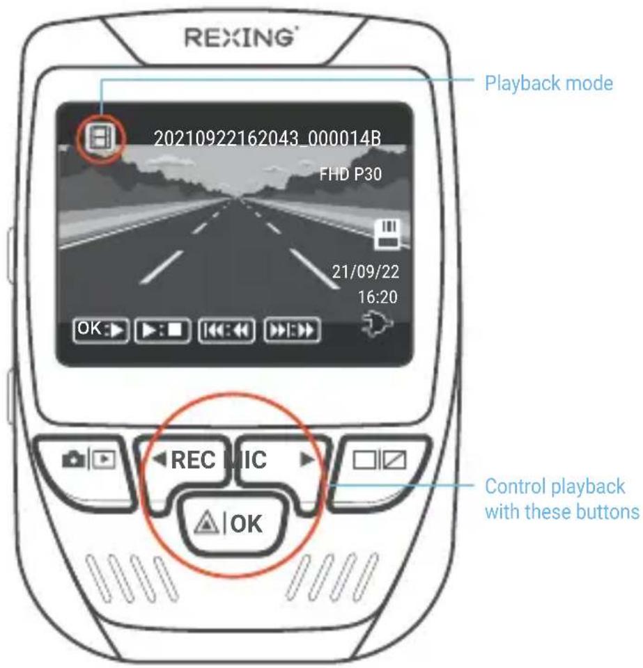 Rexing V1PGW-4K - Video Playback - 1