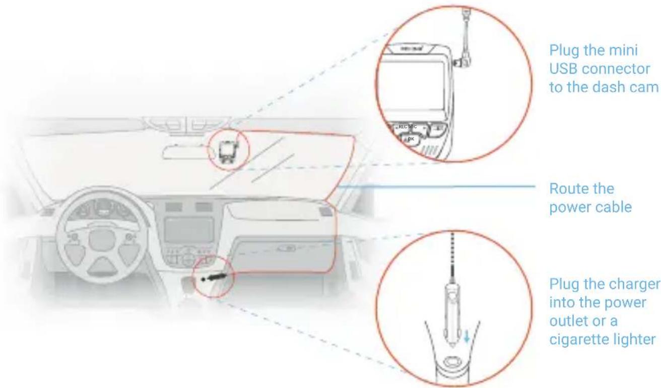 Rexing V1PGW-4K - Power on the Camera and Format the Memory Card - 1