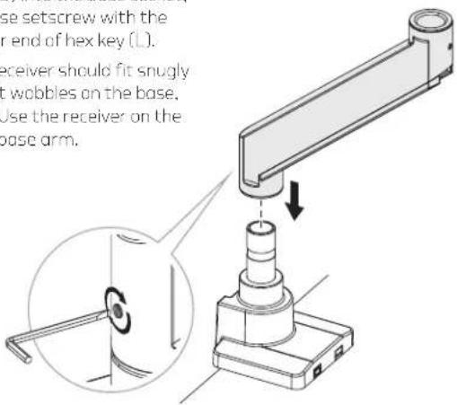 Gabor DMH-10B - Attaching the Arms - 1
