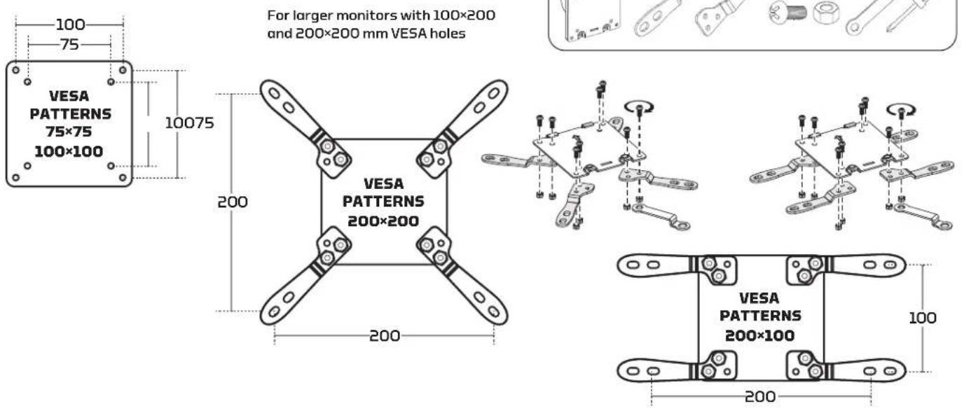 Gabor DMH-10B - Attaching the Monitor Mount - 4