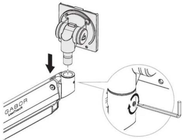 Gabor DMH-10B - Attaching the Monitor Mount - 3
