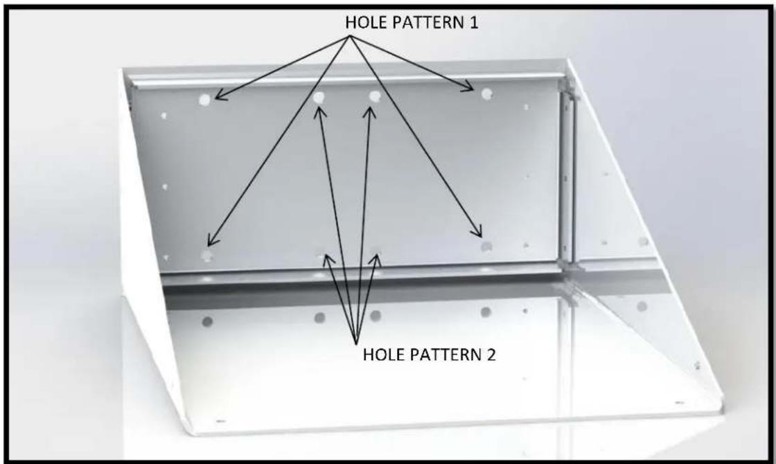 HOLE PATTERN 1 HOLE PATTERN 2