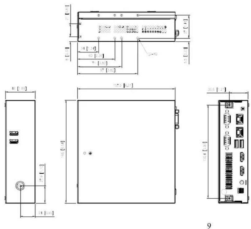 AOPEN DE5500M - Chassis and Holder Dimension - 1