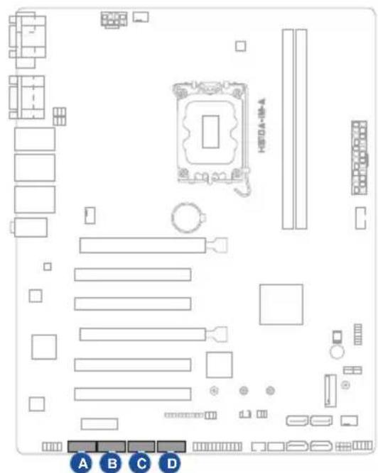 ASUS EBS-A700 - COM Port headers (10-1 pin COM3 - COM6) - 1