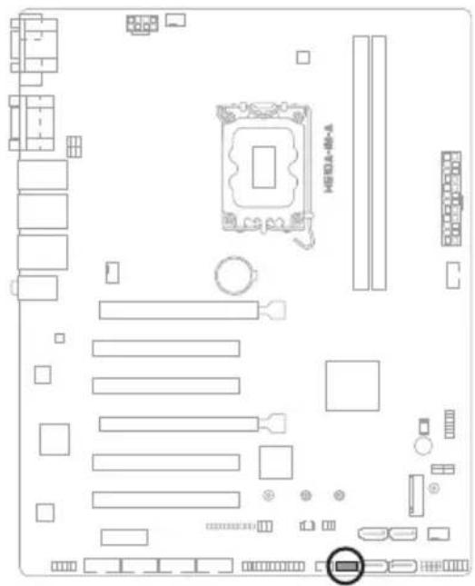ASUS EBS-A700 - General Purpose Input/Output header (GPIO\_CON) - 1