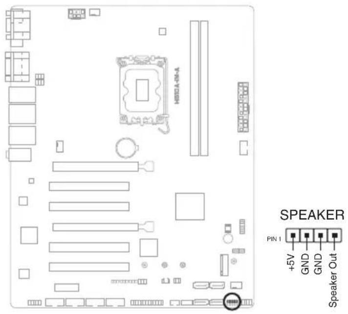 ASUS EBS-A700 - Speaker header (4-pin SPEAKER) - 1