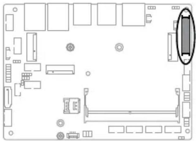 ASUS X7213RE-IM-AA - LVDS EDP Signal connector - 1