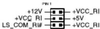 ASUS X7213RE-IM-AA - COM Ring/+5V/+12V Selection jumper - 4