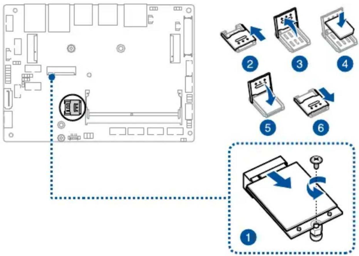 ASUS X7213RE-IM-AA - Installing a nano SIM card - 1