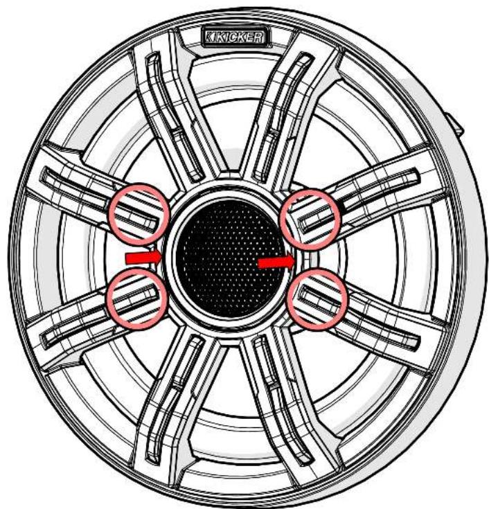 KICKER Premium 51MSC65 - Grille Installation - 2