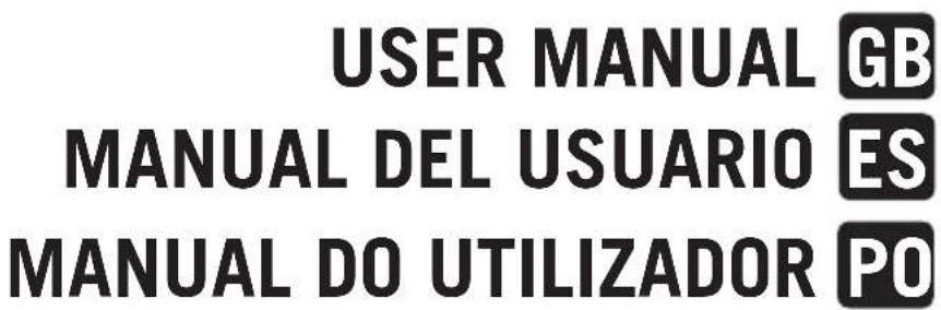 USER MANUAL GB MANUAL DEL USUARIO ES MANUAL DO UTILIZADOR PO
