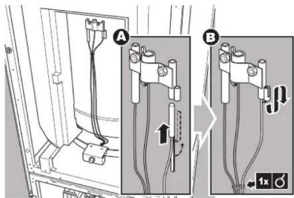 DAIKIN EKSOLHTBV1 - Connecting the temperature sensors - 1