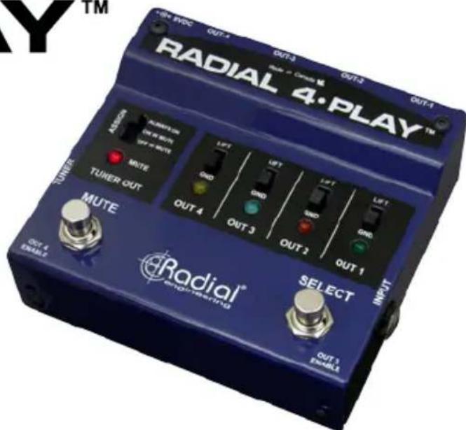 Radial Engineering 4-Play - MULTI-OUTPUT DIRECT BOX - 1