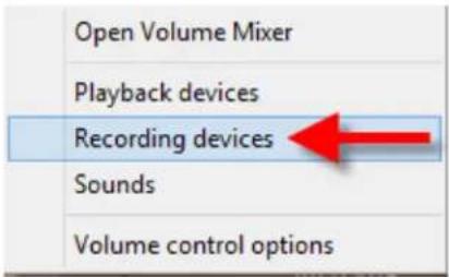 Sabrent AU-DDAS - Left click on Recording Devices6 - 1