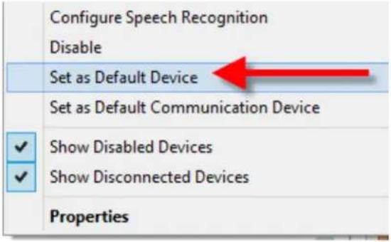 Sabrent AU-DDAS - Right click on Microphone USB6 - 2