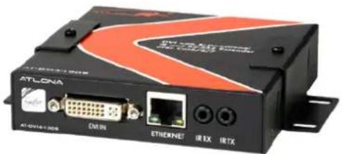 Atlona AT-DVI4-100SR - DVI with RS232 with Bi-Directional IR Extenders over CAT5/6/7 up to 330ft AT-DVI4-100SR - 3