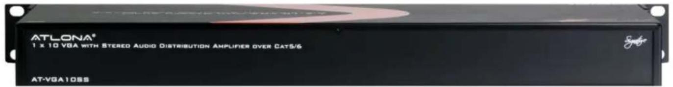 Atlona AT-VGA10SS - x 10 VGA with Stereo Audio Distribution Amplifier over CAT5/6 compatible with AT-VGA300RL AT-VGA10SS - 1