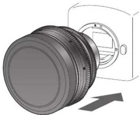 CANON CN-E135mm T2.2 FP X - Установка объектива - 2