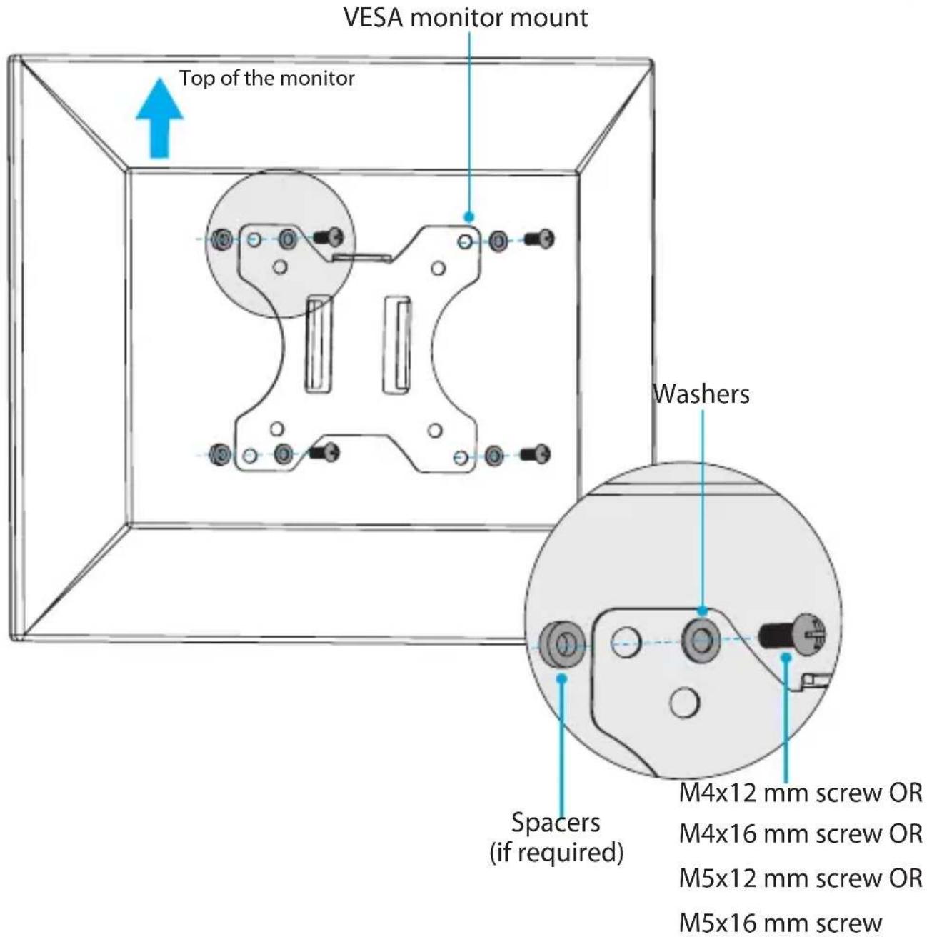 StarTech.com ARMPIVOTV2 - Attach a monitor to the VESA monitor mount - 3