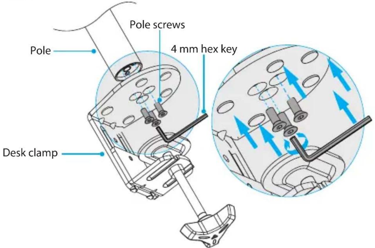 StarTech.com ARMPIVOTV2 - Use the desk clamp to attach the ARMPIVOTV2 - 2
