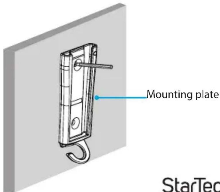 StarTech.com ARMWALLS - Attach the mounting plate to a wall - 1