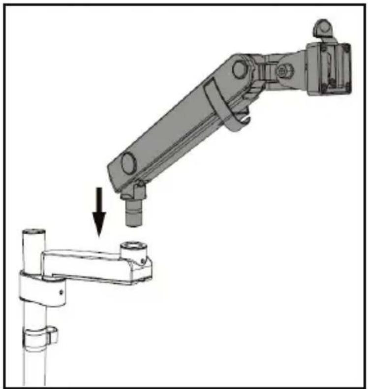 StarTech.com ARMPIVOT2USB3 - Assembling the Monitor Mount Using the C-Clamp - 8
