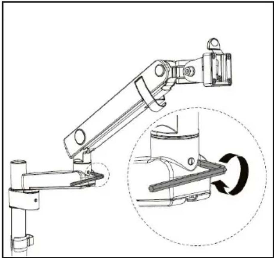 StarTech.com ARMPIVOT2USB3 - Mounting the Upper Arm to the Lower Arm - 1