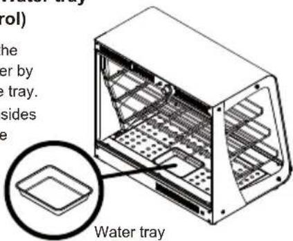 Taiji OSL-600 - Regarding the Water tray (humidity control) - 1