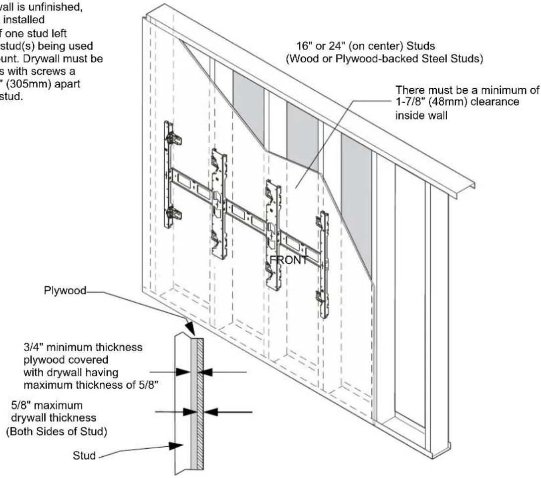 Chief TILD1X3NE1-L - \*Steel stud ONLY - 1