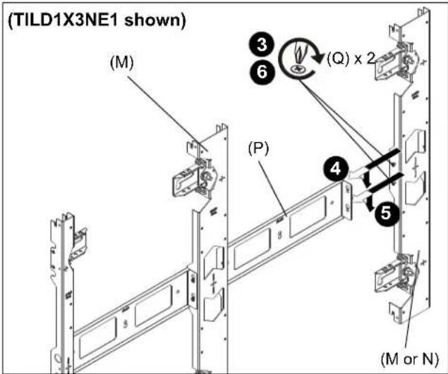 (TILD1X3NE1 shown) (M) (P) (3) (6) x 2 4 5 (M or N)