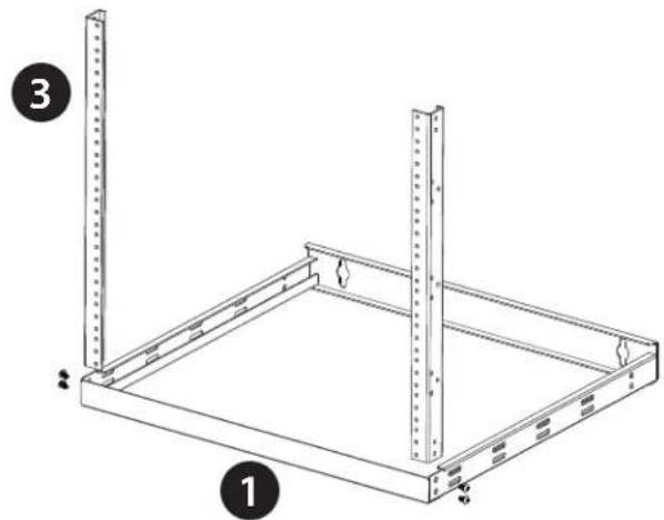 Rocstor SolidRack 8U - Assemble the Rack (8U Configuration) - 1
