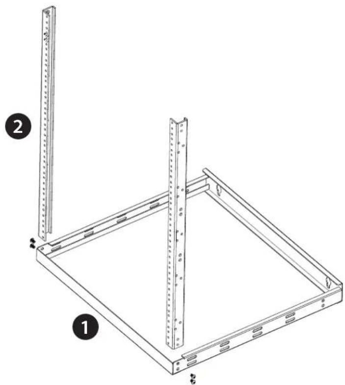Rocstor SolidRack 8U - Assemble the Rack (22U Configuration) - 1