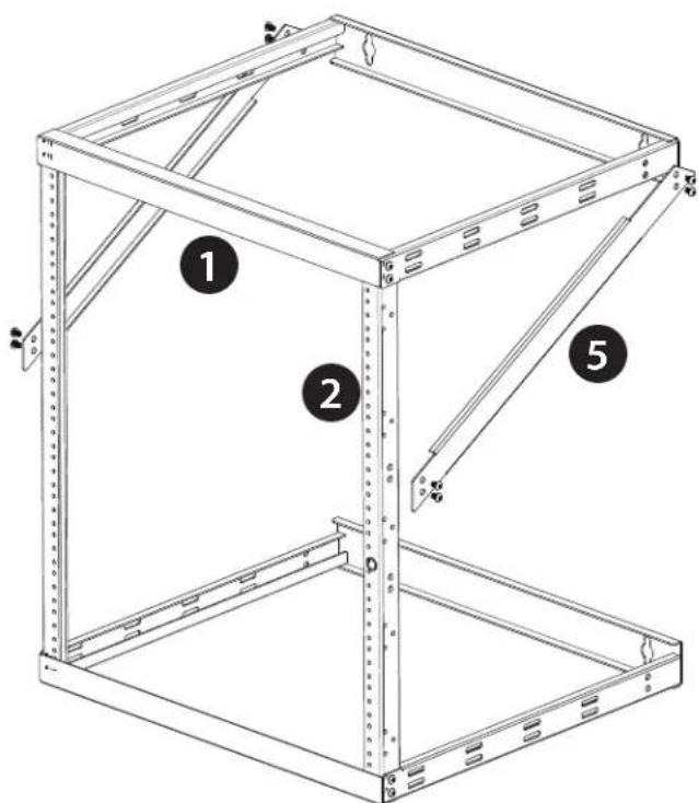 Rocstor SolidRack 8U - Assemble the Rack (12U Configuration) - 1