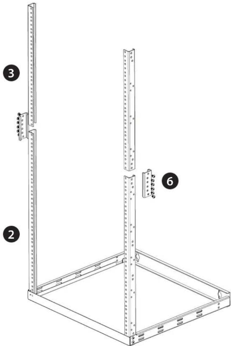 Rocstor SolidRack 8U - Assemble the Rack (22U Configuration) - 1
